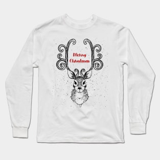 Christmas reindeer Long Sleeve T-Shirt